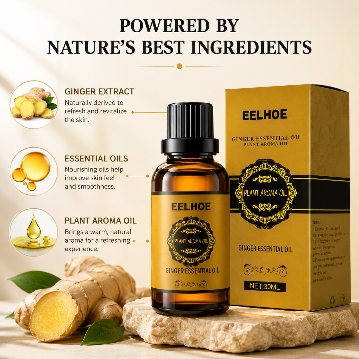 Ginger Essence – Ginger Massage Oil