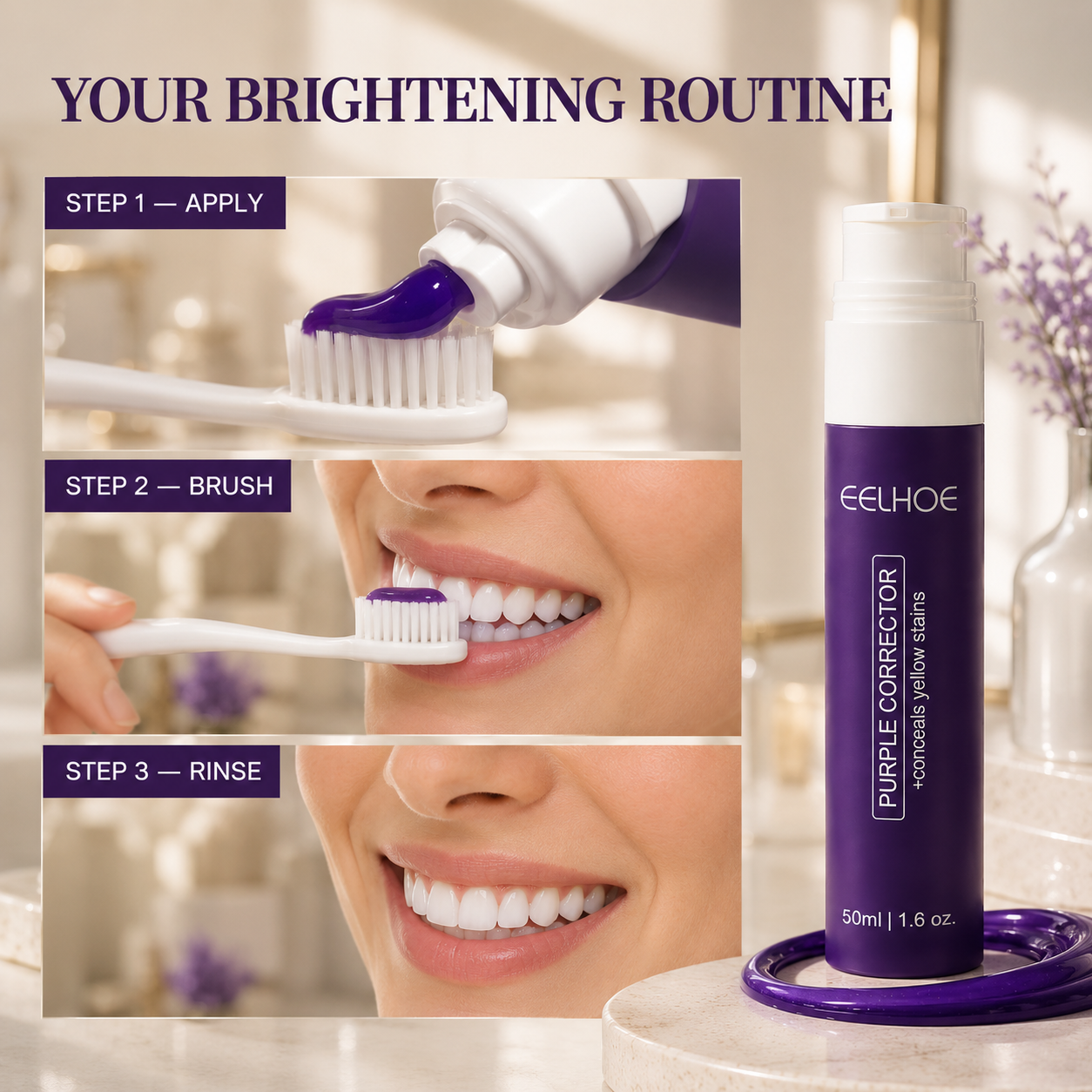 Purple Smile – Color Correcting Tooth Gel