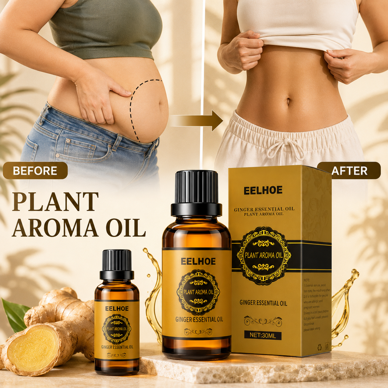 Ginger Essence – Ginger Massage Oil