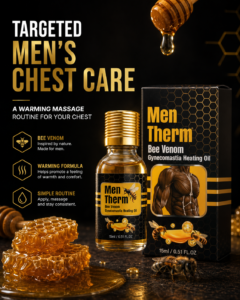Men Therm – Bee Venom Gynecomastia Heating Oil